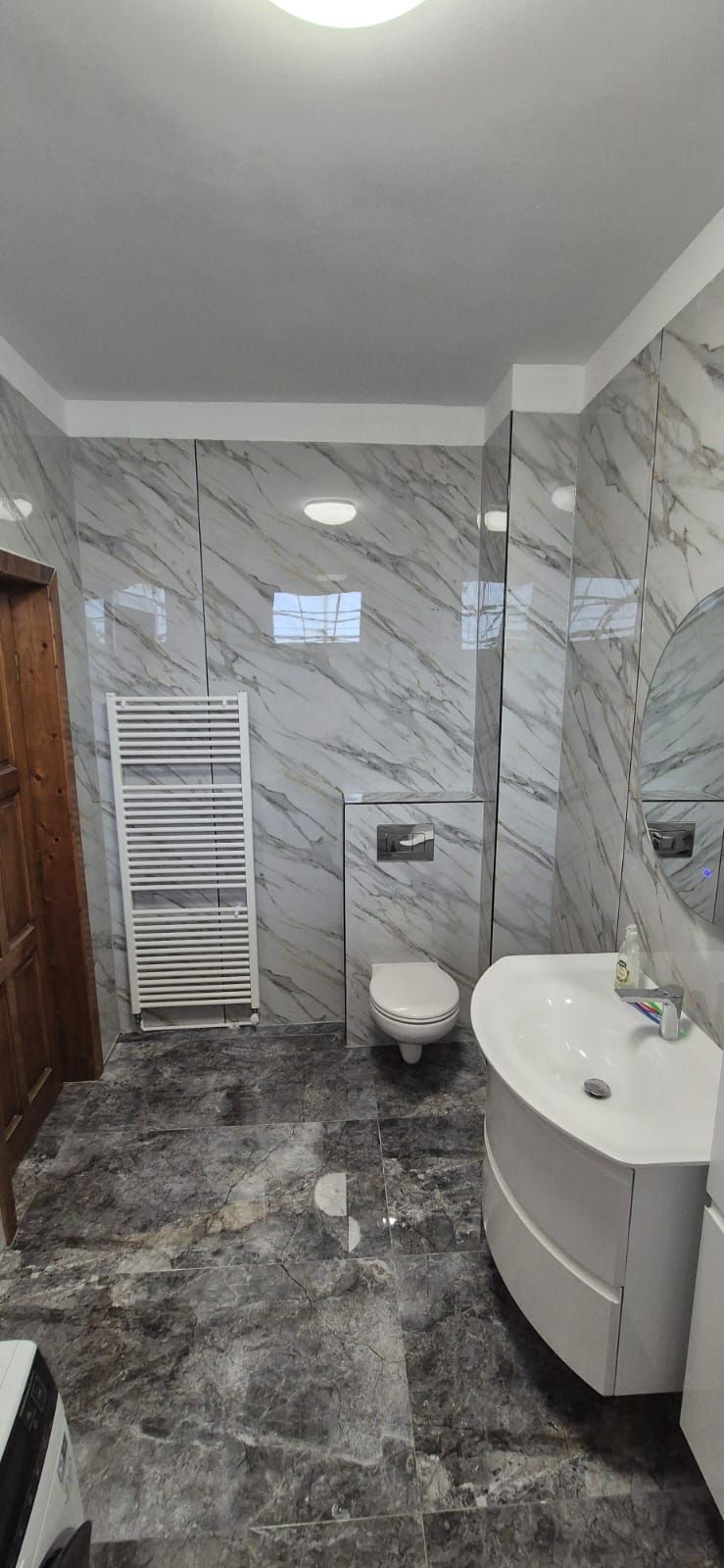 Panou decorativ imitatie marmura PVC APC-KL8024 - imagine 3